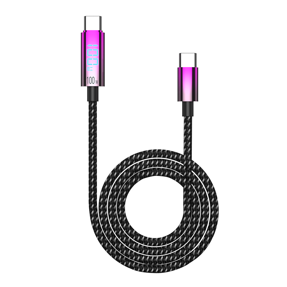 Кабель Type-C — Type-C 100 Вт с чипом E-Mark