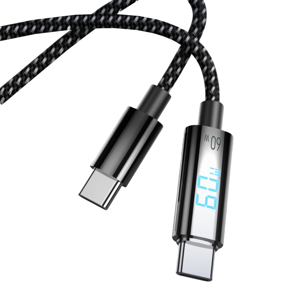 Кабель Type-C — Type-C, 60 Вт