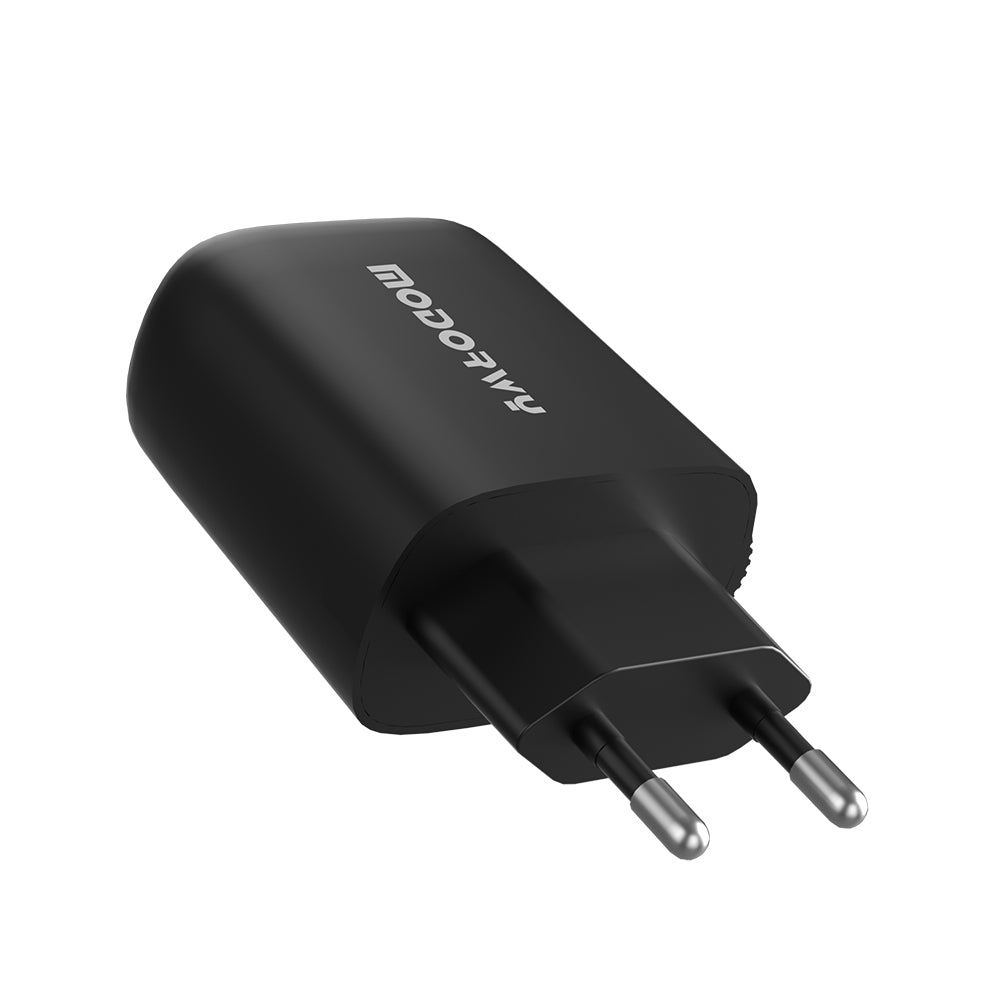 Сетевое зарядное устройство ЕС A+C с QC3.0 + PD, 20 Вт