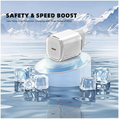 Зарядное устройство сетевое 25 Вт Crystal Type C Mini EU MA3138